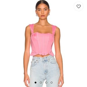 Knock Out Corset Top in Rose Quartz